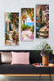 Wallity Cuadro Decorativo de MDF Multicolor (3 Piezas)